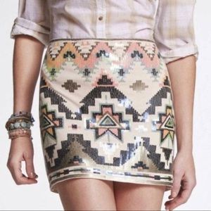 Like new! Express sequined mini